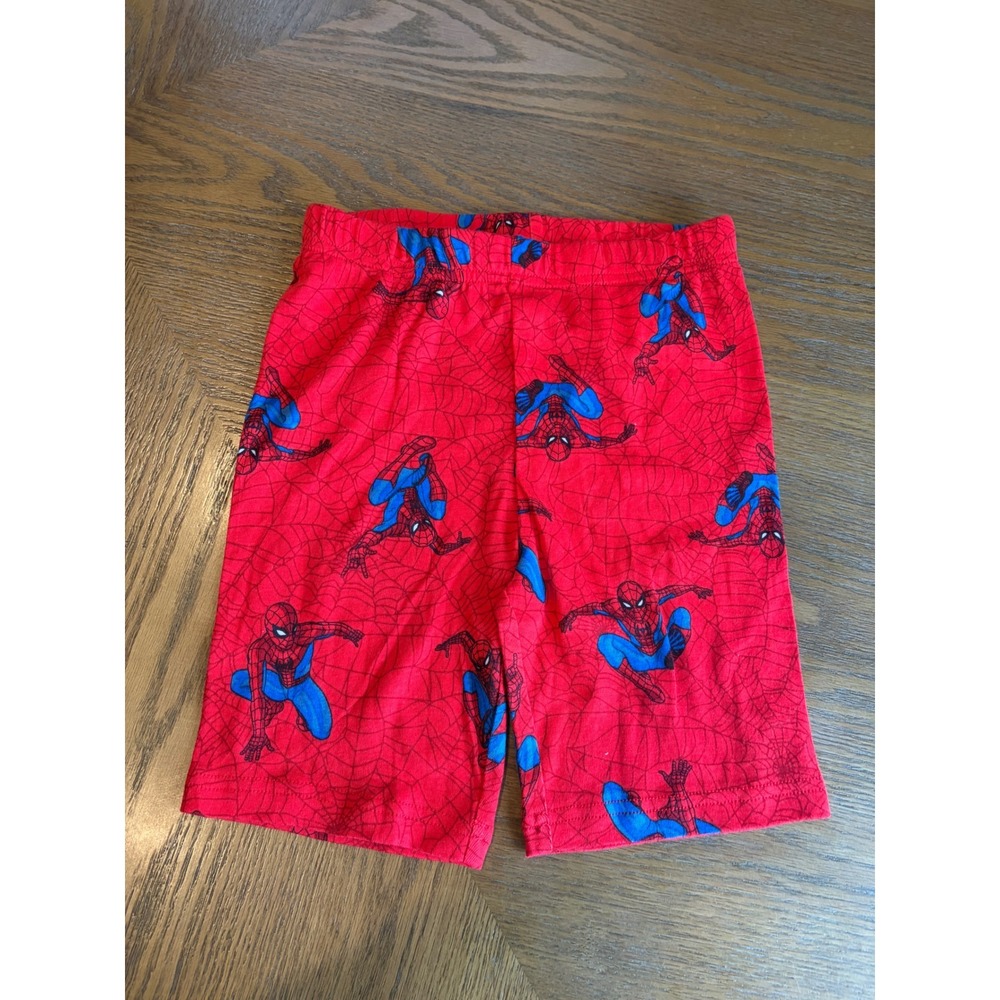Marvel Spiderman Kids Pajama Shorts Size 10 Cotton Sleepwear